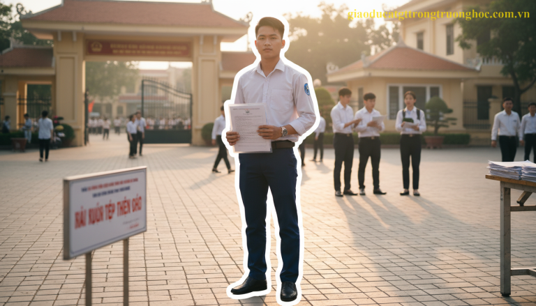Ảnh đại diện Học GDTX thi công an được không? Quy định tuyển sinh 2025
